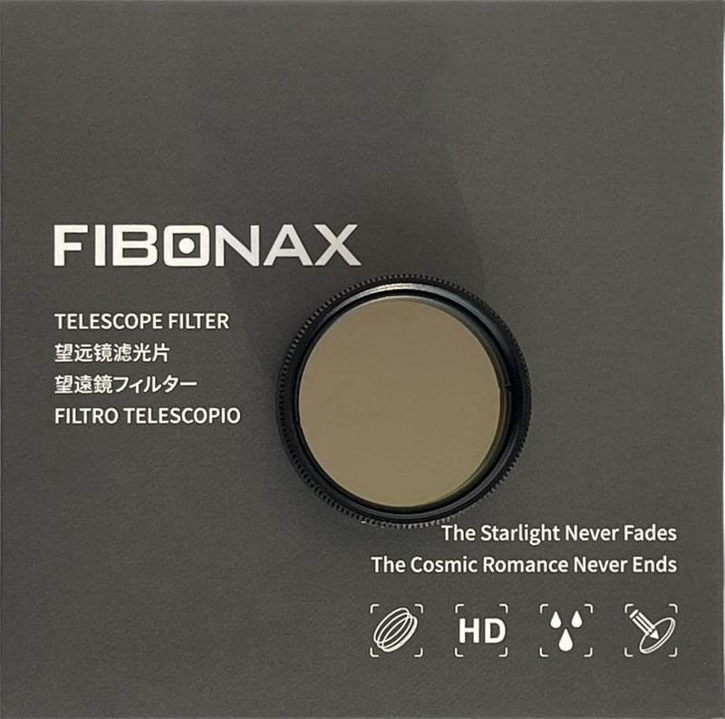 FIBONAX فلتر UHC بقطر 1.25 بوصة للتلسكوبات – فلتر تقليل تلوث الضوء عالي التباين، خيوط M28.5x0.6 للتصوير الفلكي ومراقبة النجوم، يعزز تفاصيل السديم والقمر. - Image 5